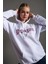 Unisex Önü Dragon Yazılı Sırt Dragon Baskılı Kapüşonlu Oversize Sweatshirt 5
