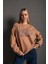 Kadın Calıfornıa Baskılı Oversize Sweatshirt 1