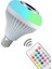 (Kırılabilir) Kumandalı Ampul Şekilli Bluetooth Hoparlör Led Işık 4