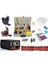 Çift Makinalı Çantalı Dövme Seti Tattoo Set - Horse Orange 1