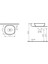 Outline Oval Çanak Lavabo, 60 cm Beyaz 5995B403-0016 2