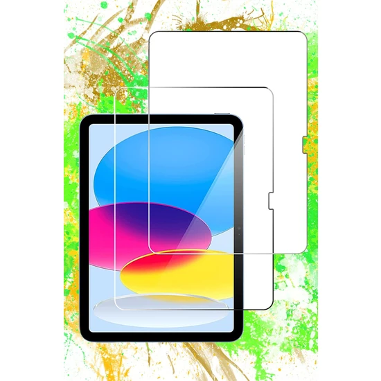 TEKNETSTORE Apple Ipad 10. Nesil 2022 10.9 Nano Kırılmaz Ekran Koruyucu Kırılmaz Şeffaf Cam Koruyucu Tam Uyumlu