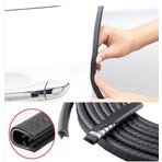 Trendlifeoto Oto Tuning 5 Metre Parlak Siyah Renk Araç Kapı Koruma Fitili Çelik Malzeme ile Dayanıklı