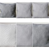 Fabric By Gülçin 6'Lı Pamuklu Natural Renkler Basic Yastık Kılıfı Set