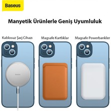 Baseus Frame Series iPhone 14 Plus 6.7 Kamera Koruyuculu Magsafe Kılıf + Tempered Ekran Koruyucu Set