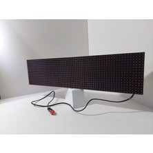 LEDGRAFIK Kayan Yazı Tır tabelası  led tabela 12 & 24 Volt 16X64 cm çakmaklık Uçlu