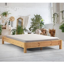 Enjoy Life Tasarım Montessori Bebek ve Çocuk Karyolası Doğal Ahşap Yatak