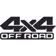 TSC 4x4 Off Road Araba Sticker Yapıştırma 18CM 2 Adet