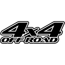 TSC 4x4 Off Road Sticker Yapıştırma Oto Etiket 28CM