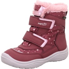 Superfit Gore-Tex Su Geçirmez Çocuk Botu Bordo-Pembe-Beyaz 1-009091-5500-2
