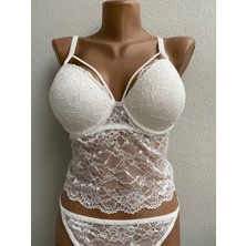 Yaz Butik Dantelli Destekli Bralet Takım
