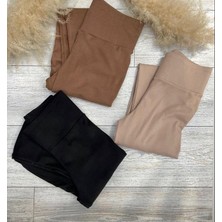 Egn Fashion Yüksek Bel Yumoş Polarlı Termal Tayt