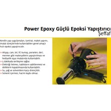 Henkel Pattex Power Epoxy Güçlü Epoksi Yapıştırıcı Şeffaf 24 gr 2 × 11 ml