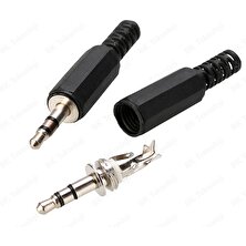 2.5mm Stereo Erkek Jak Lehim Konektörü