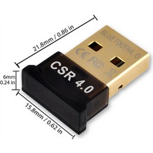 Bluetooth 4.0 Mini USB Dongle Adaptör