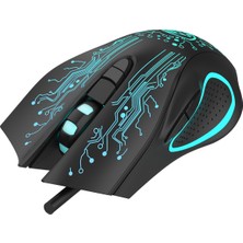 Hytech Hy-X8 Eagle Siyah Gaming Oyuncu Mouse + Logitech Gaming Mouse Pad Set