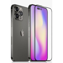 Voyo Apple iPhone 14 Pro Max Ekran Koruyucu Cam Tam Kaplayan Yüksek Kaliteli Cam Voyo