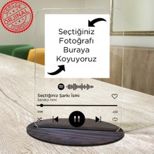 Sesli Çerçevem Kişiye Özel Spotify Pleksi Spotify Barkodlu Plak 13X18 cm