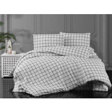 Çeyiz Diyarı Pari Çift Kişilik Nevresim Takımı Beyaz