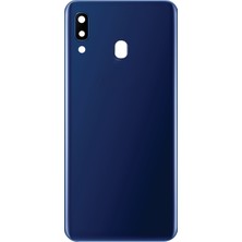 Teknonet Samsung Galaxy A20 Uyumlu Batarya Kapağı (Mavi) NT-98540