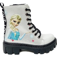 Fix Kids 9603-1 Parlak Deri Elsa Fashion Kız Çocuk Bot