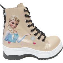 Fix Kids 9603 Parlak Deri Elsa Fashion Kız Çocuk Bot