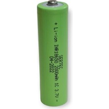 Sertec 18650 3.7V 2000MAH 1c Lion Şarjlı Pil Başlıklı - 1ADET