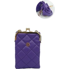 Duygushoesbag Yandan Deri Askılı Kadın Mini El Omuz Çantası