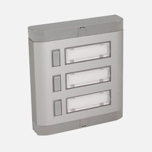 Mutlusan 3'lü Alüminyum Zil Butonu