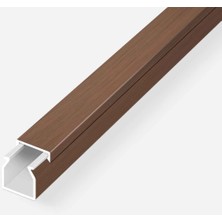 Mutlusan Kablo Kanalı 2m Ceviz 16X16 mm