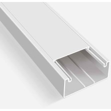 Mutlusan Kablo Kanalı 2m Beyaz 100X50 mm