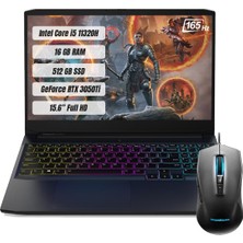 Lenovo Ideapad Gaming 3 Intel Core i5 11320H 16GB 512GB SSD RTX3050Ti Freedos 15.6" 165 Hz FHD Taşınabilir Bilgisayar 82K101ENTX