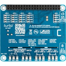 Raspberry Pi Turta Iot Hat Ürününü Shield 3-4 Uyumlu