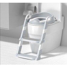 Mengxiaofei Çocuk Tuvalet Merdiveni Bebek Yardımcı Merdiven Katlanabilir Tuvalet Halkası (Pvc Ped) (Yurt Dışından)