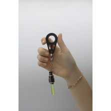 BT Aksesuar Keyrambit Anahtarlık Flaş Işıklı Rulmansız Komple Plastik Glowstick