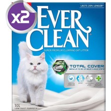 Ever Clean Total Cover Kedi Kumu 10 Lt x 2 Adet