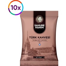 Sahure Hanım Türk Kahvesi 100 gr 10'lu