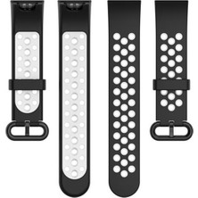 Microcase Xiaomi Mi Watch Lite Için Delikli Silikon Kordon Kayış - KY66