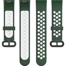 Microcase Xiaomi Mi Watch Lite Için Delikli Silikon Kordon Kayış - KY66