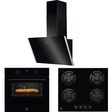Electrolux Siyah Ankastre Cam Set (EZF5C50Z+ EGT6242NVK + EFV60657OK)