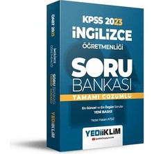 Yediiklim Yayınları 2023 ÖABT Ingilizce Öğretmenliği Tamamı Çözümlü Soru Bankası