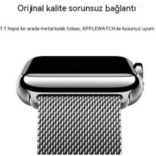 Quickly Apple Watch Uyumlu Seri 8 7 41MM Milan Nice Çelik Degrade Kayış (Yurt Dışından)