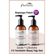 Parnassos Sade ve Çikolata Aromalı 2li 150ml Masaj Yağı Seti