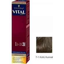 Schwarzkopf Vital Colors Saç Boyası 60ml 7.1 Küllü Kumral