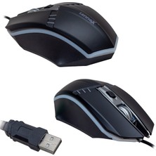 Haser Ticaret Kablolu USB Rgb Optik Oyuncu Mouse
