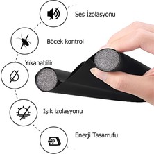 Trendbuy Kapı Altı Süngeri Yedi Adet Yeni Nesil Izolasyon Rüzgar Böcek Işık Ses Toz Kesici Soğuk Hava ve Sıcak Hava Izolasyonu Kapı Altı Yalıtımı