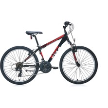 Bianchi Star 24” 360H 21-V Vb Siyah-Kırmızı-Beyaz Dağ Bisikleti