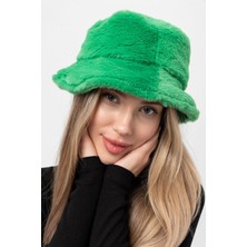 Saria Moda Peluş Bucket Şapka