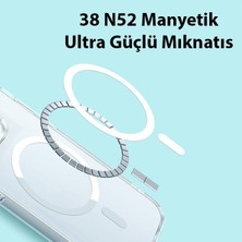 Baseus iPhone 14 6.1inc Magsafe Silikon Kılıf ve Full Kaplama Kırılmaz Ekran Koruyucu Sararmaz Kılıf