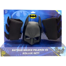 Batman Maske Pelerin Kolluk 3’lü Set